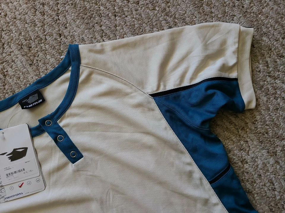 Новый Nema Ivonna женщин горный велосипед Джерси цвет желтовато-коричневый размер большой L короткий рукав - Изображение 3 из 4