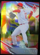 Aaron Nola 2019 Panini Chronicles Phoenix Gold Prizm SSP /10