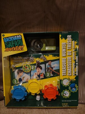 Backyard Safari Adventures Treasure Hunter 12 Pieces STEM Learning Ages 6+ NEW!