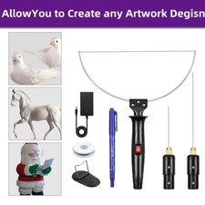 4in1 Foam Cutter Electric Cutting Machine Styrofoam Cutting Pen Foam Die UK Plug