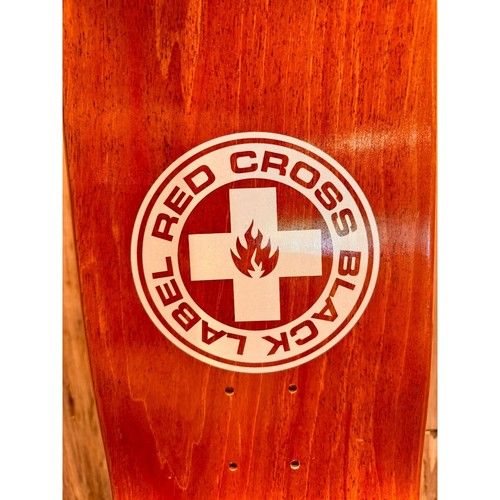 RED CROSS / BLACK LABEL JOHN LUCERO PRO SKATEBOARD DECK - Picture 2 of 2