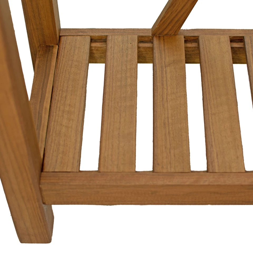 Rustic Country Farmhouse Walnut Entry Table and Accent Table, 44in Long X 30in - Image 3 of 4