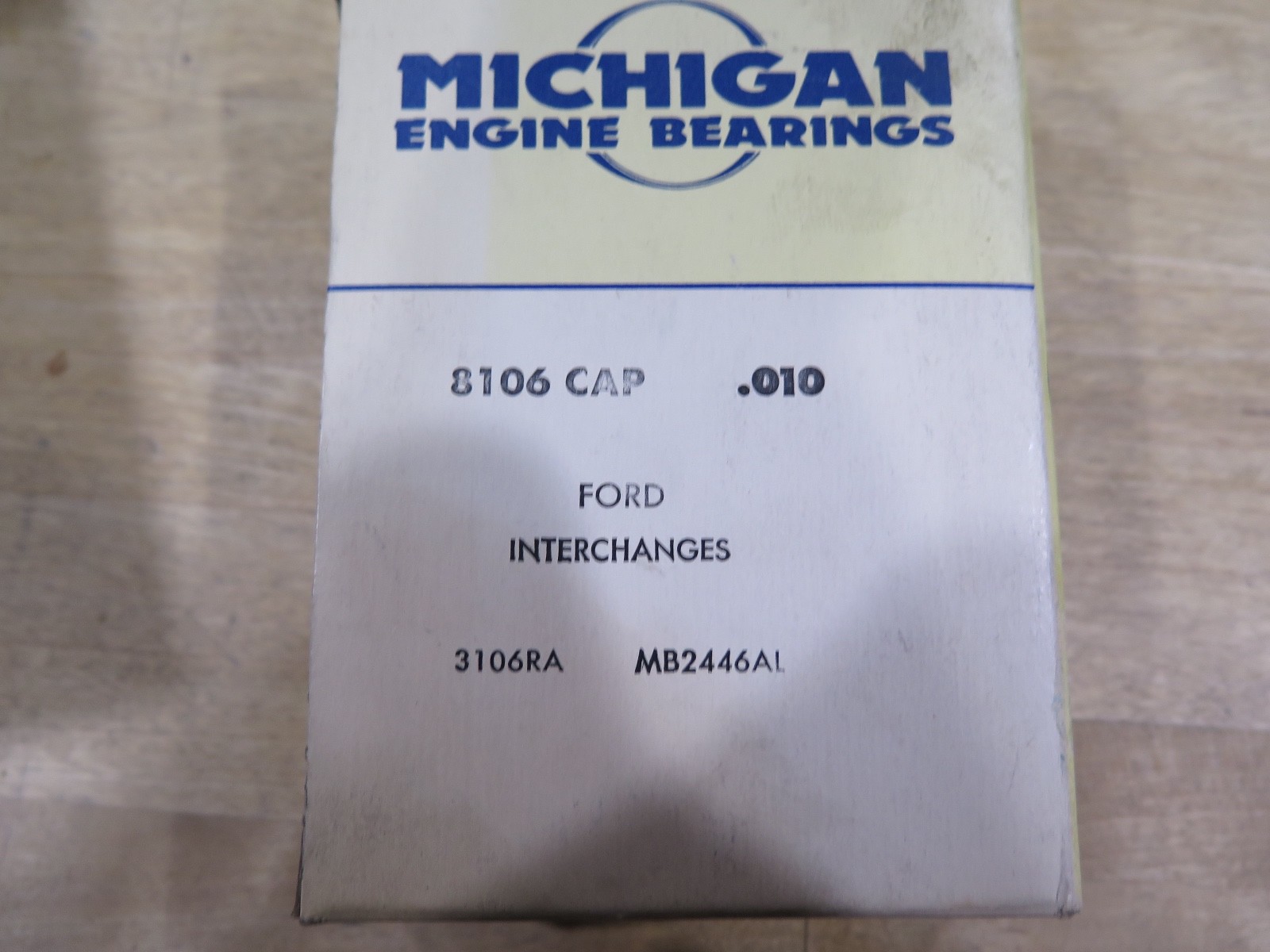 Michigan Engine Bearing Pair 8106 CAP .010 fits Ford NOS (2B11) eBay