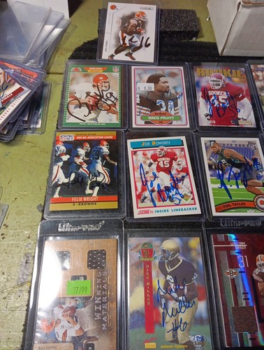 1990s 2000s Cleveland Browns Card Lot 26 Cards Autos Relics Rookies And Stars - Picture 2 of 12