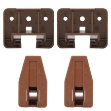 Plastic Drawer Slides and Guides 2 Pack Drawer Part for Center Mount Draw