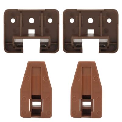Plastic Drawer Slides and Guides 2 Pack Drawer Part for Center Mount Draw
