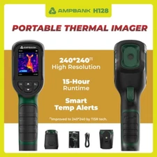 AMPBANK H128 Thermal Imaging Camera Super TISR 240x240 IR Resolution