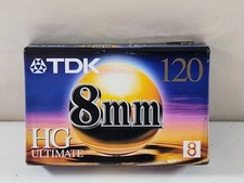 TDK P6-120HG 8mm HG Ultimate 120 Minute Premium Camcorder Video Tapes