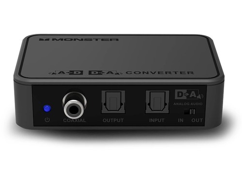 Monster Digital to Analog/Analog to Digital Combo Audio Converter Black Open Box - Picture 4 of 8