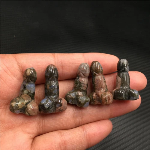 Wholesale Natural mix mini Penis Carved quartz Crystal Massager Wand Healing - Picture 124 of 296