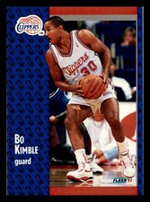 Bo Kimble 1991-92 Fleer #91 Los Angeles Clippers Mint