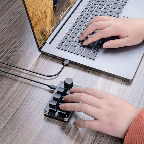 3-12Keys Customized RGB USB Bluetooth Mechanical Keyboard One-Hand Macros Keypad - Picture 12 of 20