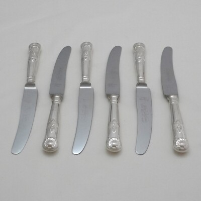 KINGS Design DIE SILBERGALERIE Sheffield Silber Service Besteck sechs Teemesser