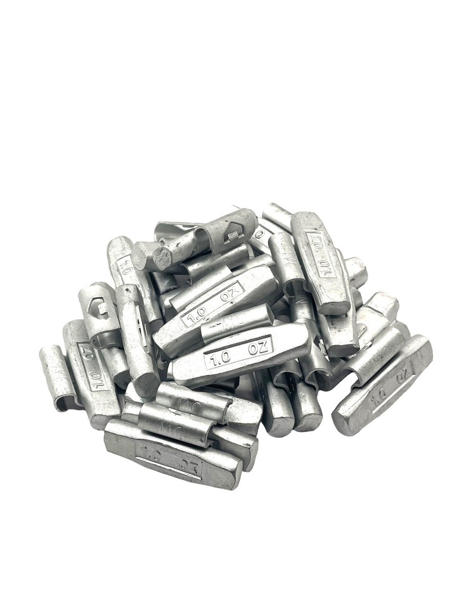 Wheel Balancing Weights - MC Type Clip-On, 1.00 Oz, 50-Piece Box (White Knight Brand) 4 thumbnail image