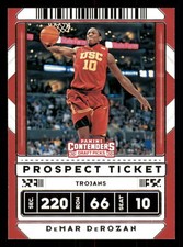 2020 Panini Contenders Draft Picks DeMar DeRozan #49  USC Trojans