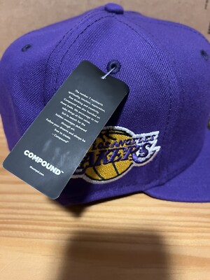 The Compound 7 x LA Lakers 59Fifty New Era Hat Cap Fitted Sz 7 1/2