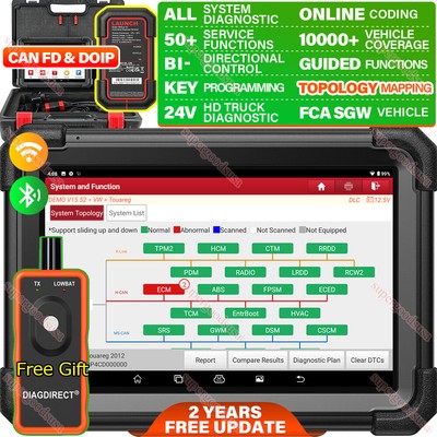 Launch X431 PRO3 APEX V+ Pro3S+ PRO5 Coding Bidirectional Car Diagnostic Scanner