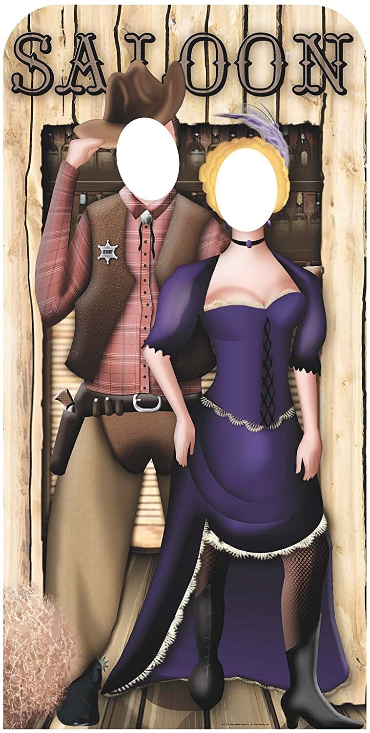 Cowboy Wld West Lifesize Stand-In Photo Prop Party Decoration Cutout Western - Image 2