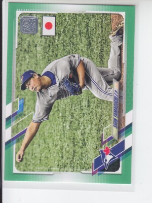 2021 Topps Japan Edition SHUN YAMAGUCHI Green /75 Blue Jays #67