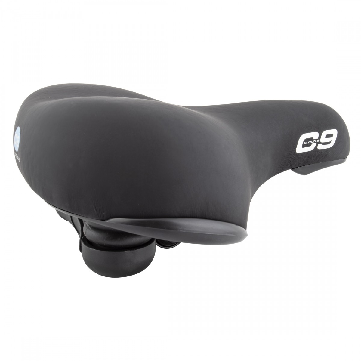 Cloud-9 Unisex Extra Thick Cruiser Bicycle Seat with Steel Rails & Elastomer
