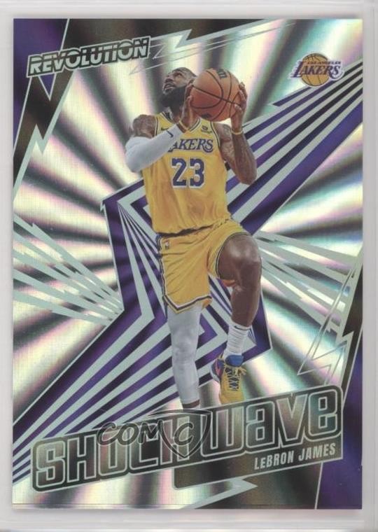 2023-24 Panini Revolution Shock Wave Sunburst 7/75 LeBron James #6 7y2