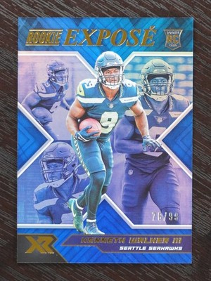 2022 Panini XR Rookie Expose Blue /99 Kenneth Walker III #RXP-12