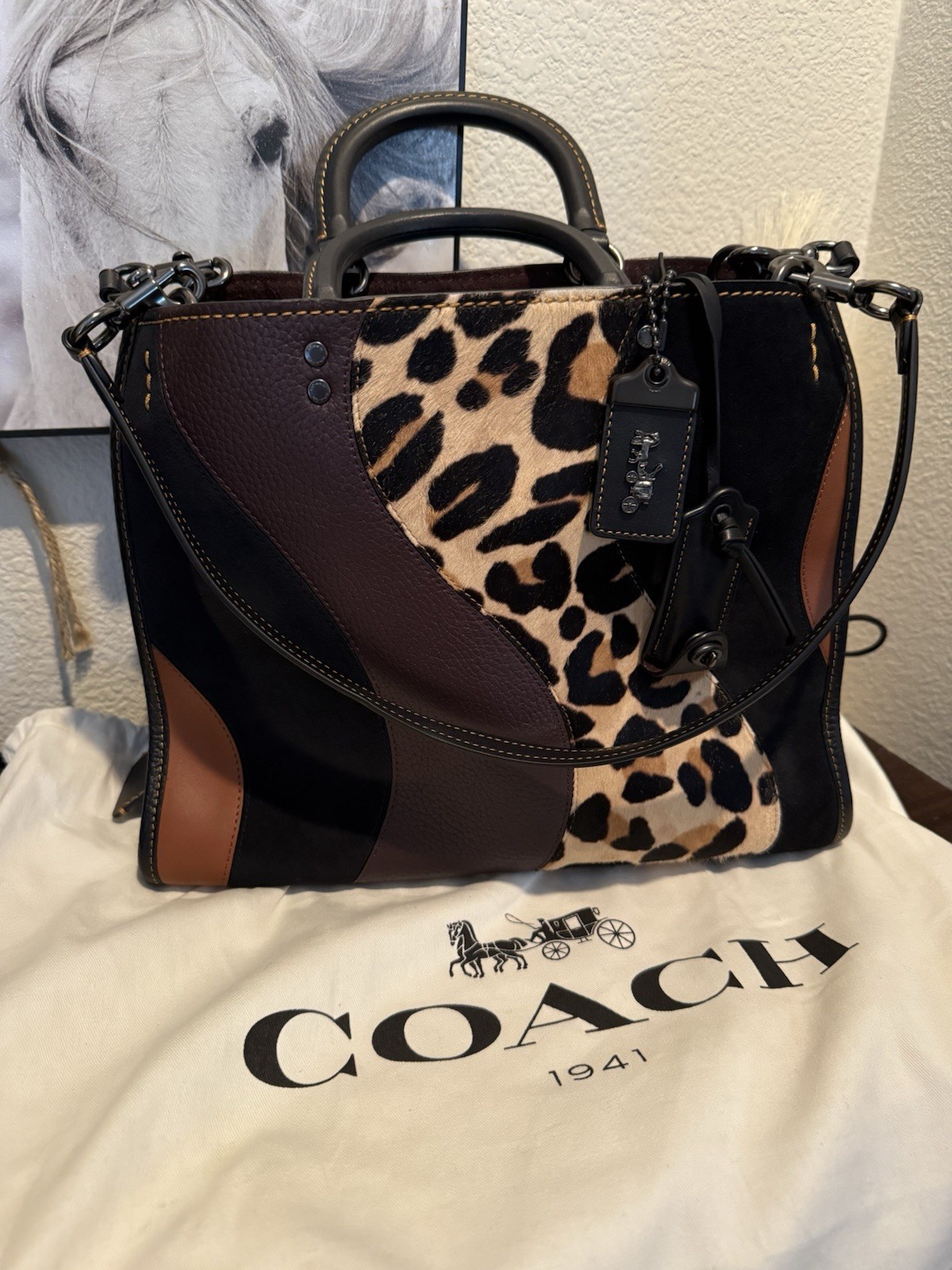 Coach Rogue Leopard Print - image 1