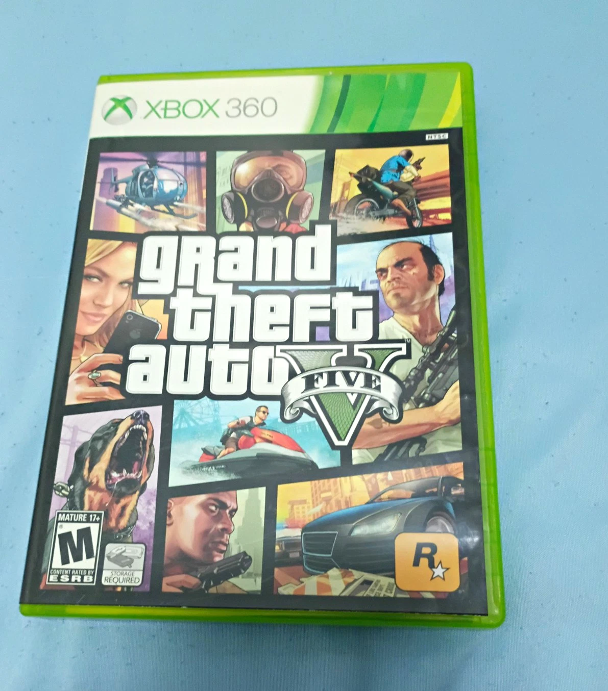 Rockstar Games Grand Theft Auto V Xbox 360 M Rated 2013 NTSC-U/C Manual