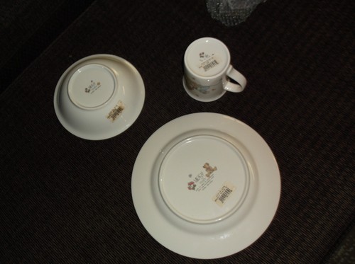 Vintage ~ Mikasa ~ Teddybär ~ Teller, Schale und Becher Set - Bild 2 von 8