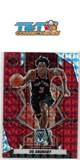 2021-22 Panini Mosaic Red #60 OG Anunoby Toronto Raptors 8a
