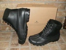 NEW SPERRY AVENUE PAC DUCK BOOT/BLACK /THERMAL FLEECE LINED/WATERPROOF MSRP $120