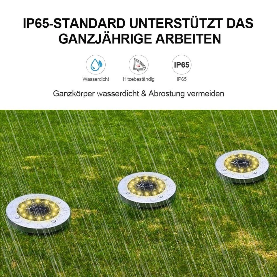 Solarlampe Solarkugel Gartenlampe Außenlampe Solarleuchte Gartenleuchte DHL - Bild 4 von 4