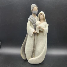ST. Nicholas Square Nativity Silent Night Holy Family Figurine 