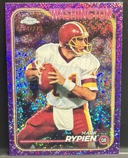 2024 Topps Chrome - Mark Rypien /275 Purple Speckle Refractor - Redskins