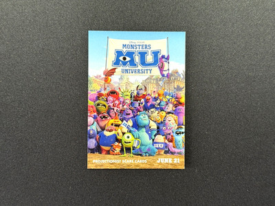 Projectionist Scare Scards Promo card 2013 Monsters University Scare Card #1