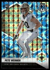 Pete Werner 2021 Panini Mosaic #367 Saints Insert ? SEE SCAN! FREE SHIPPING