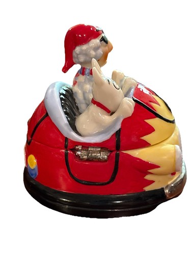 Maxine Hallmark Shoebox I'm A Grumpy Bumper Car Trinket /Jewelry Ceramic 3” Box - Picture 2 of 6