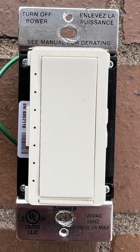 CRESTRON CLW-DIMEX-P-A-S Wireless Dimmer