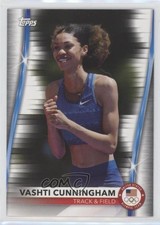 2021 Topps US Olympic & Paralympic Team and Hopefuls Vashti Cunningham #10 02b3