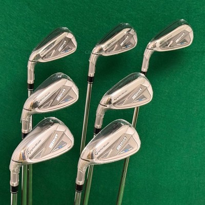 NEW LH TaylorMade SIM 2 MAX 5-AW Iron Set KBS Max MT 85 Steel Stiff