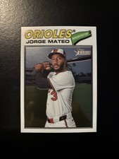 Topps Heritage Jorge Mateo Baltimore Orioles #267 Baseball Card 2026
