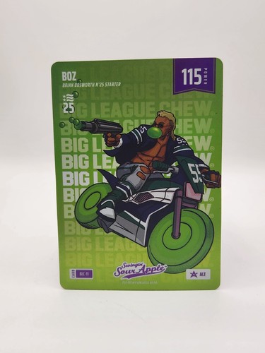2025 Bo Jackson Battle Arena NSCC Boz Big League Chew Sour Apple BLC-11