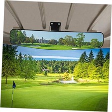 Panoramic Convex Golf Cart Mirror for EZGO, Club 16.5  Wide Rear View Mirrors