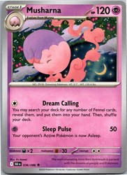 Musharna 036/086 Scarlet & Violet—Black Bolt Uncommon