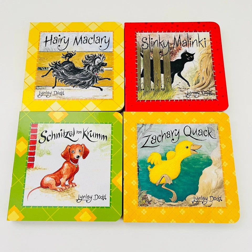 Hairy Maclary And Friends Little Library 4 Mini Board Book Box Set Lynley Dodd - image 2 of 4