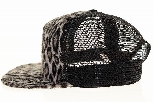 帽子 20SS Leopard Mesh Back 5-Panel Black Hat】SUPREME 20SS