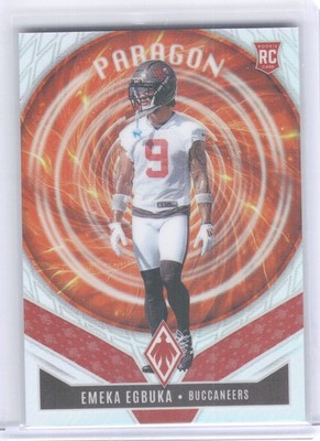 2025 Panini Phoenix #3 Emeka Egbuka Paragon Silver Winter Prizm #/199 Buccaneers