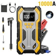 Car Jump Starter 10000a W Air Compressor Portable 12v Battery Booster Powerbank Car Jump Starter 10000a W Air Compressor Portable 12v Battery Booster Powerbank