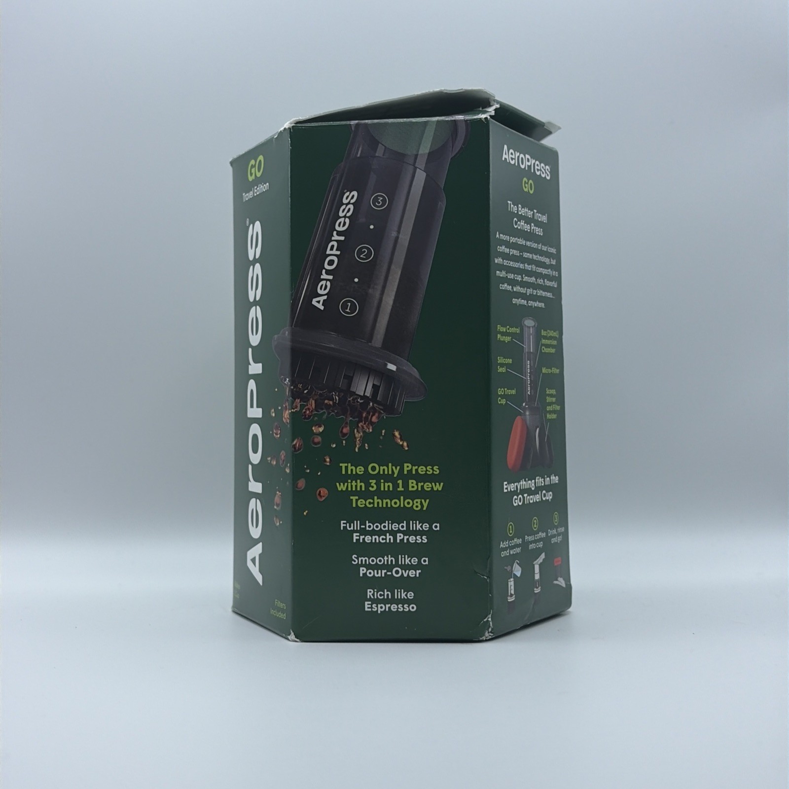 Go Travel Edition Coffee Press Kit 3 In 1 Brew Technology Us