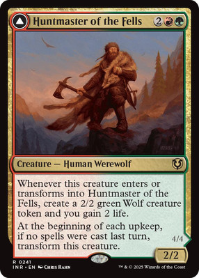 Huntmaster of the Fells // Ravager of the Fells [Innistrad Remastered] Foil Nea